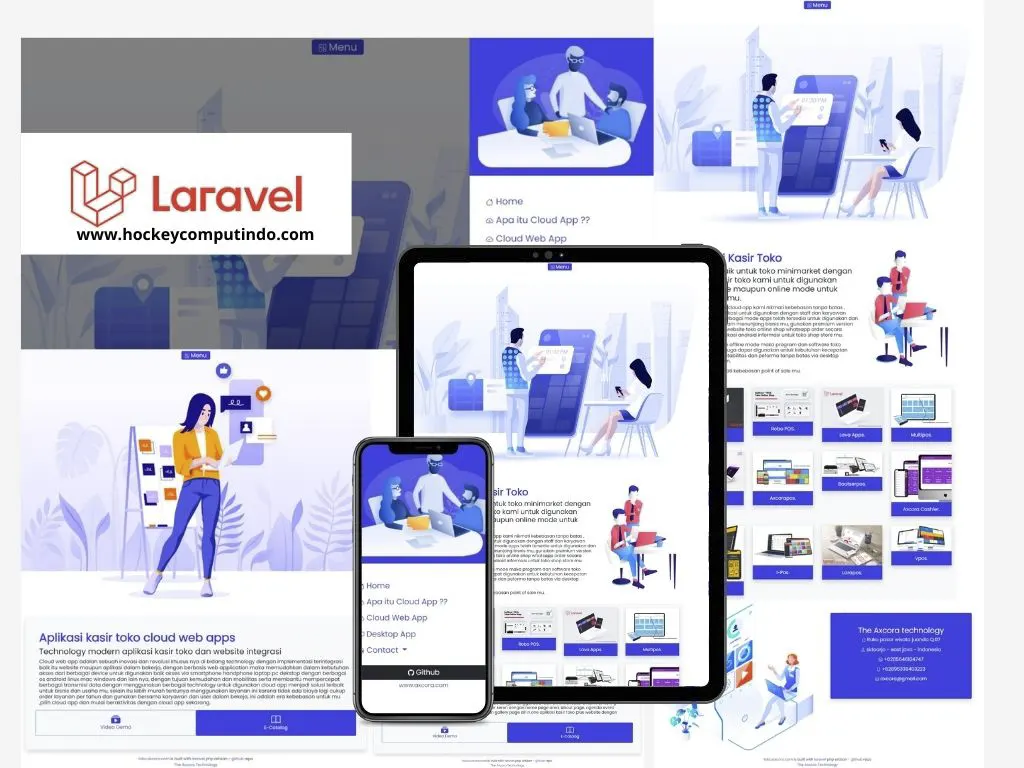 Pembuatan website laravel web app