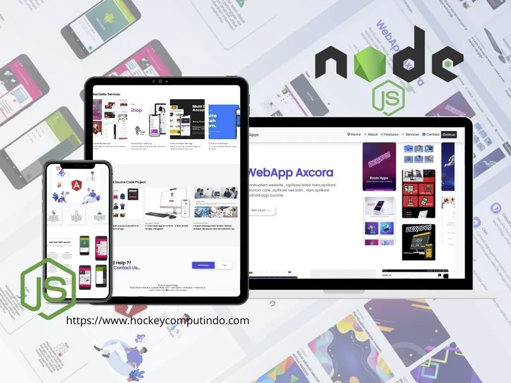 Pembuatan website node js express